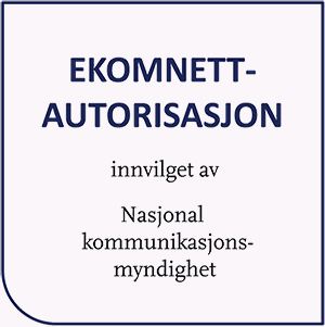 Ekomnett-autorisasjon innvilget av Nasjonal kommunikasjonsmyndighet