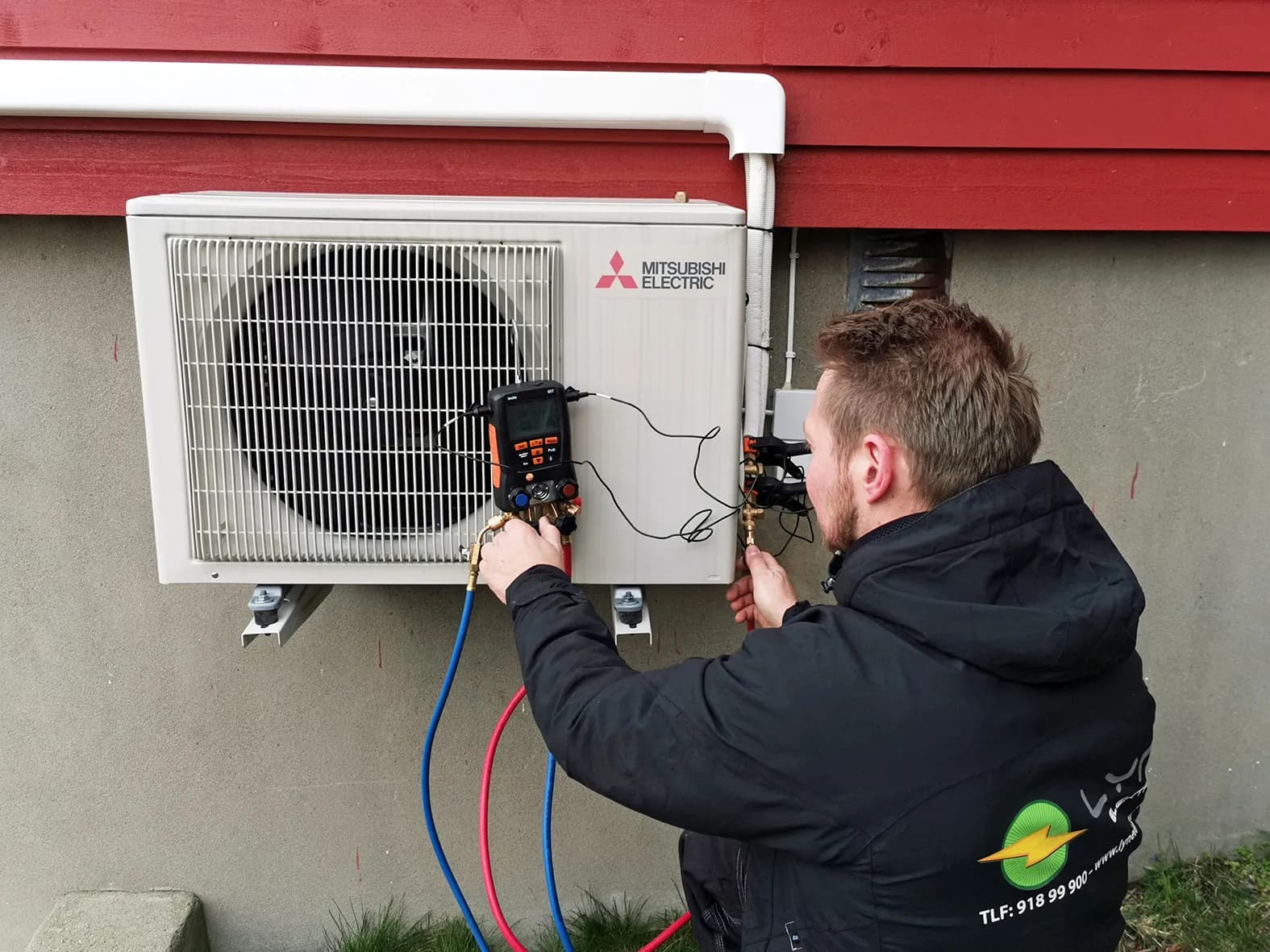 Varmepumpe installert av LYN Elektro